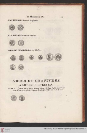 Abbes et Chapitres
