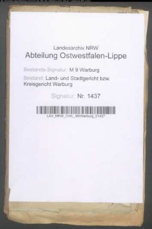 Erblasser: Meister, Joseph: