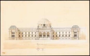 Reichstag, Berlin Erster Wettbewerb: Ansicht
