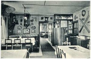 Kipsdorf. Hotel Tellkoppe Gaststube