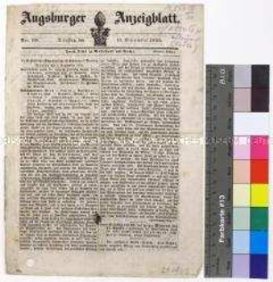 Ausgabe des Augsburger Anzeigenblattes