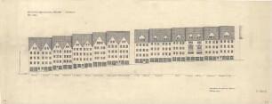Wiederaufbau Siegen 1947-1950: Wiederaufbau Siegen zwischen 1947-1950, Nr. 24, Bebauungsvorschlag Markt (Nordseite)