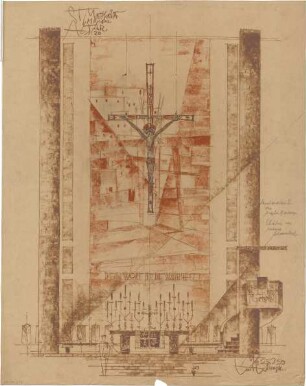 Gsaenger, Gustav; München, Sendlinger Tor Platz; Ev. Kirche St. Matthäus - Altar (Ansicht)