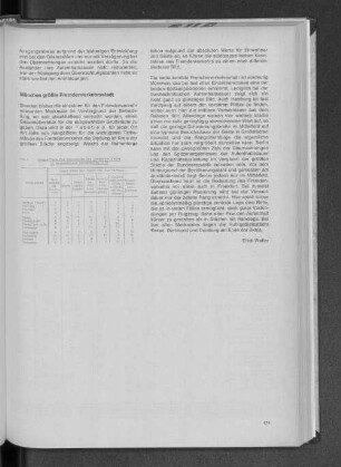 Tab. 5: Rangziffern für Kennzahlen des Fremdenverkehrs in ausgewählten Großstädten 1976
