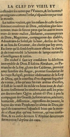 Clef du vieil et nouveau Testament