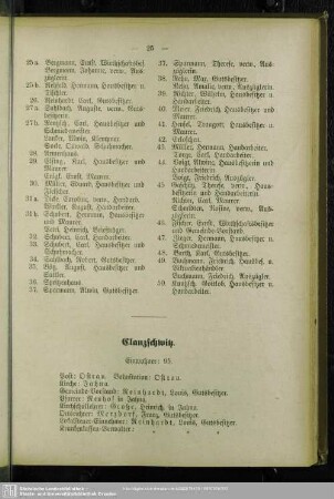 Clanzschwitz bei Ostrau