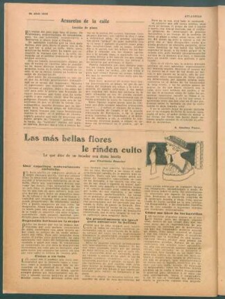 Las más bellas flores le rinden culto : Lo que dice de su tocador una dama bonita