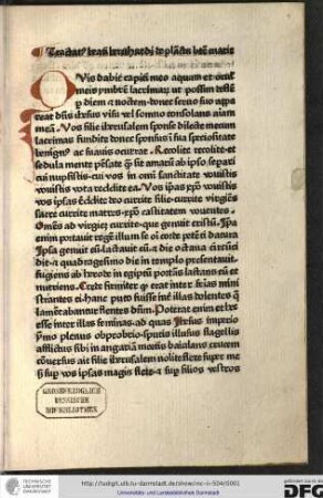 Tractatus beati Bernhardi de planctu beate Marie.