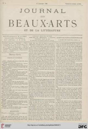 Nr. 2 (31 Janvier 1886)