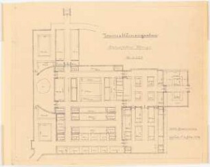 Stadtpark, Erfurt: Sommerblumengarten Daberstedter Schanze: Grundriss 1:250