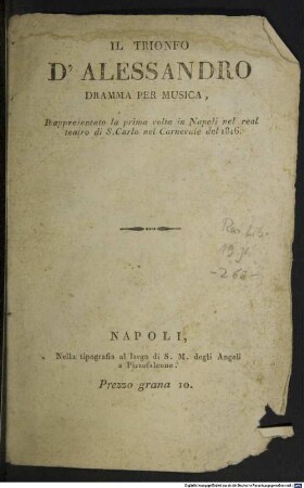 Il trionfo d'Alessandro