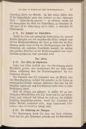 Das Löten.