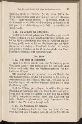 Das Löten.
