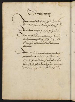 De officio notarii.