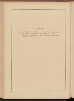 Abbildungen [III. Malerei des frühen und hohen Mittelalters. Abb. 304 - 393]