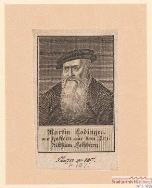 Martin Lodinger aus Gastein, Erzbistum Salzburg