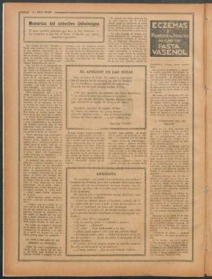 El apólogo de las rosas