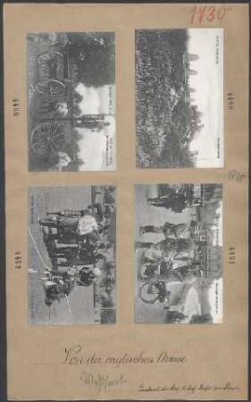 Armée Anglaise. Montage d'un poste de télégraphie sans fil