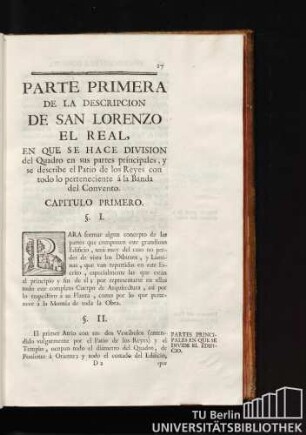 Capitulo Primero.