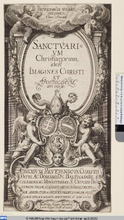 Titelblatt: Sanctuarium Christianorum