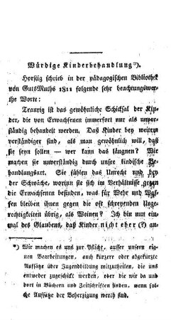 Würdige Kinderbehandlung