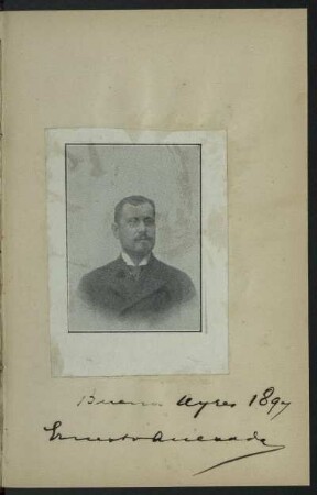 Buenos Ayres 1899 Ernesto Quesada