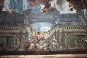 Architekturzone mit den irdischen Heldentaten des Herkules