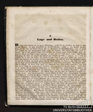Kapitel I. Lage und Boden.