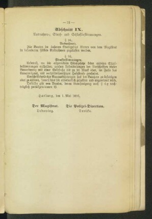 Abschnitt IX.