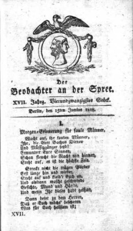 24. Stueck, 15. Juni 1818
