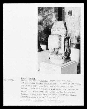 Statue der Göttin Innina