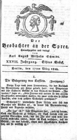 11. Stueck, 17. Maerz 1828