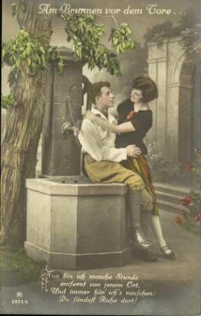 Am Brunnen vor dem Tore ... - Nun bin ich manche Stunde [...]