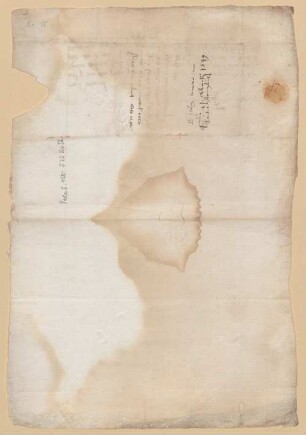 Andreas Felix von Oefele (1706-1780) Nachlass: Brief an Widmannsstetter - BSB Oefeleana 249(15