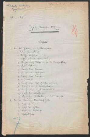 1923/24: Jahresbericht über das Schuljahr ... - 1923/24