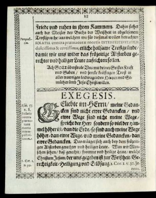Exegesis.