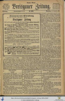 20.12.1891 (Erstes Blatt)