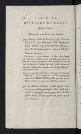 164-175, Histoire Moderne. Histoire d'Italie.