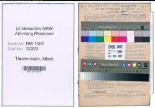 Entnazifizierung Albert Thoennissen , geb. 03.08.1905 (Arbeiter)