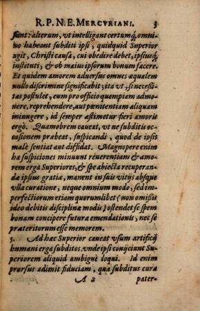 Epistola R. P. N. Everardi Mercvriani Generalis. Ad Superiores Societatis : Monita ad rectam gubernationem