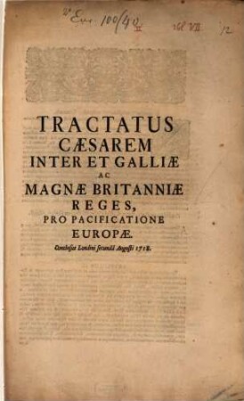 Tractatus Caesarem inter et Galliae ac magnae Britanniae reges
