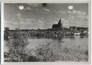 Mölln, Blick über den See auf die Stadt