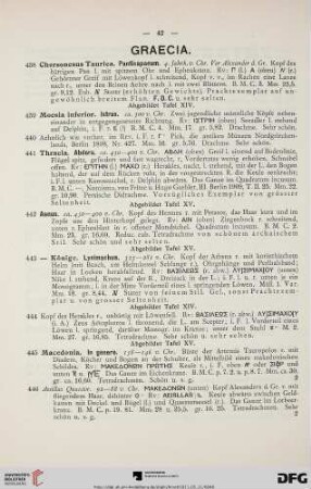 Graecia (Nr. 438-552)