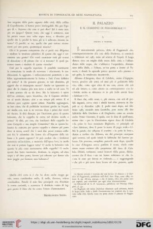 1: Il palazzo : E il giardino di poggioreale
