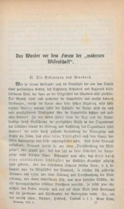 241-258 Das Wunder vor dem "Forum der modernen Wissenschaft"