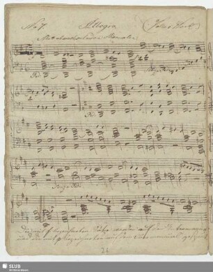 No.7. Anonymus: Allegro