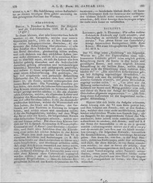 Der Zeitgeist und die Gelehrtenschulen. Berlin: Duncker & Humblot 1829