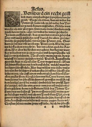 Von der heiligen Eucharisty oder Meß : nach anweysunge der Schrifft, vnd der Eltisten schrifft verstendigen heyligen Lerer
