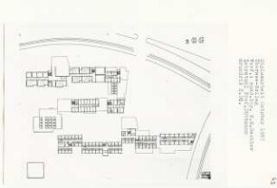 Übersee-Kolleg (Diplomarbeit bei Werner Düttmann): Grundriss 2. Obergeschoss