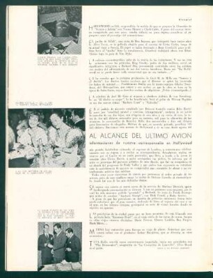 Al alcance del último avión - Informaciones de nuestra corresponsalía en Hollywood